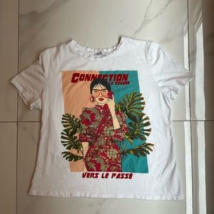 Zara t-shirt Connection Le Voyage !!